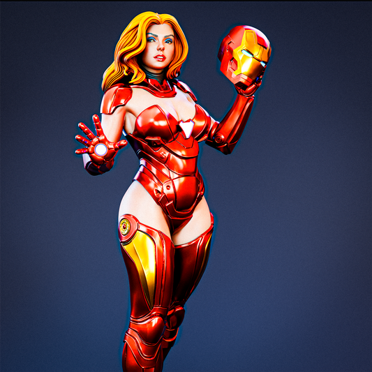 Pepper Potts Statue 3D-Printed Kit