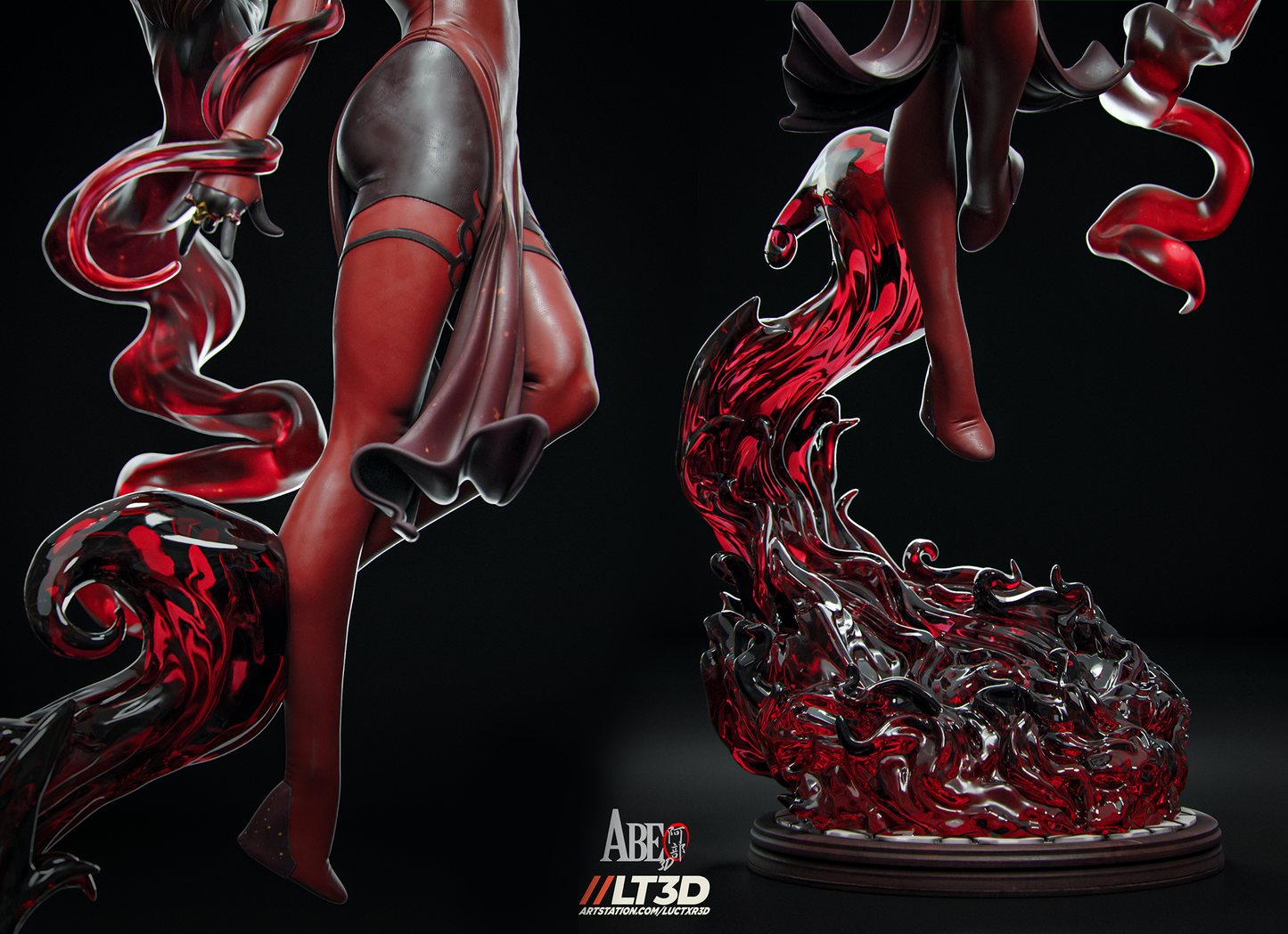 Scarlet Witch Hellfire Gala Statue