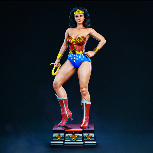 Wonder Woman (Lynda Carter) Statue 3D-Printed Kit