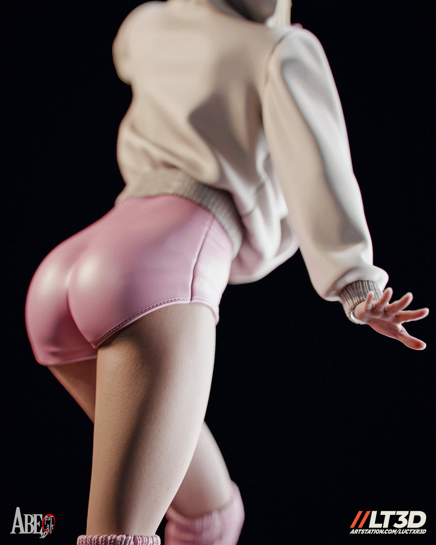 Gwen Stacy Statue 3D-Printed Kit
