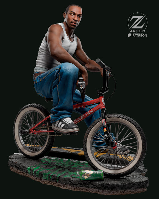 CJ (GTA) Statue 3D-Printed Kit