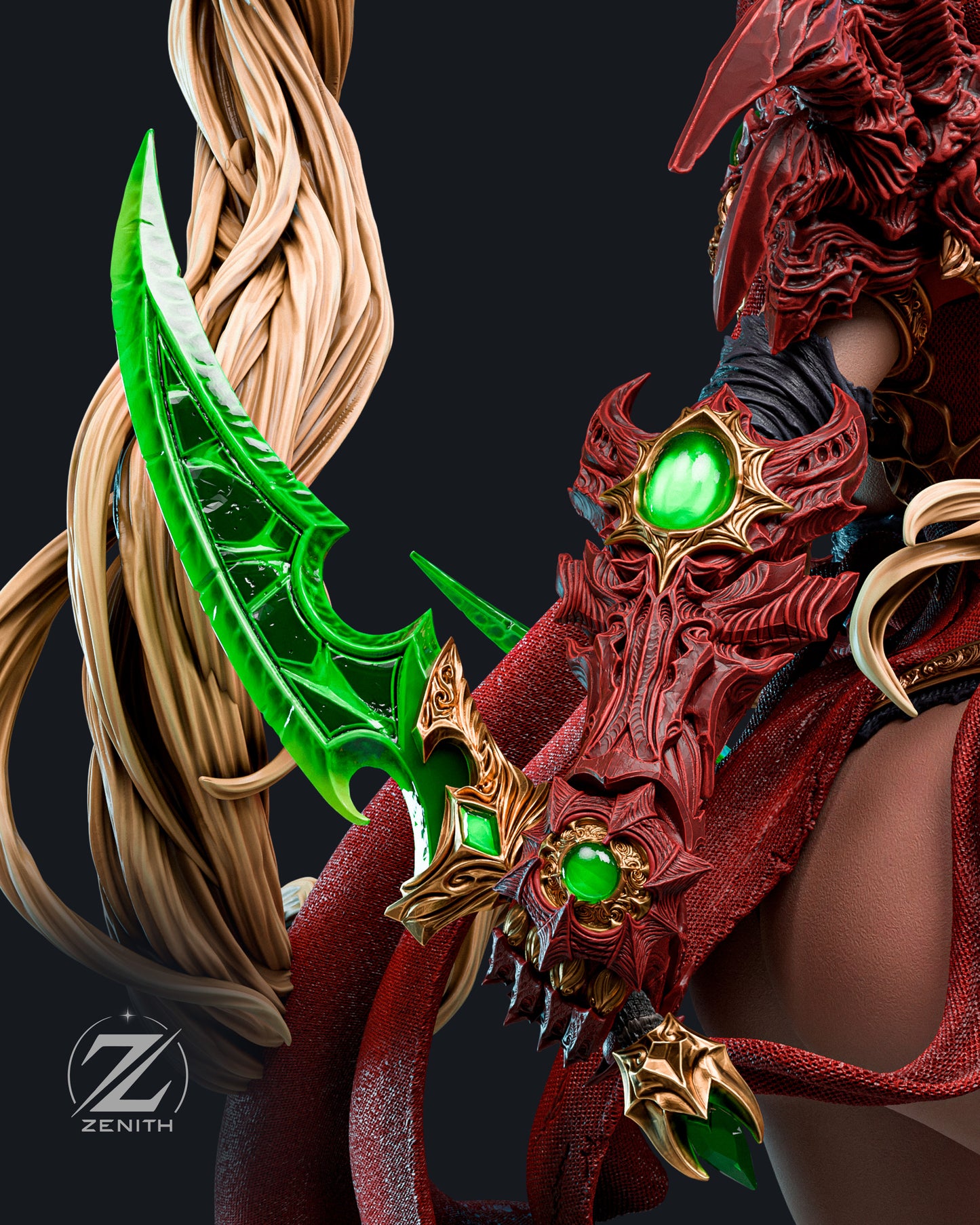 Valeera Sanguinar Statue 3D-Printed Kit
