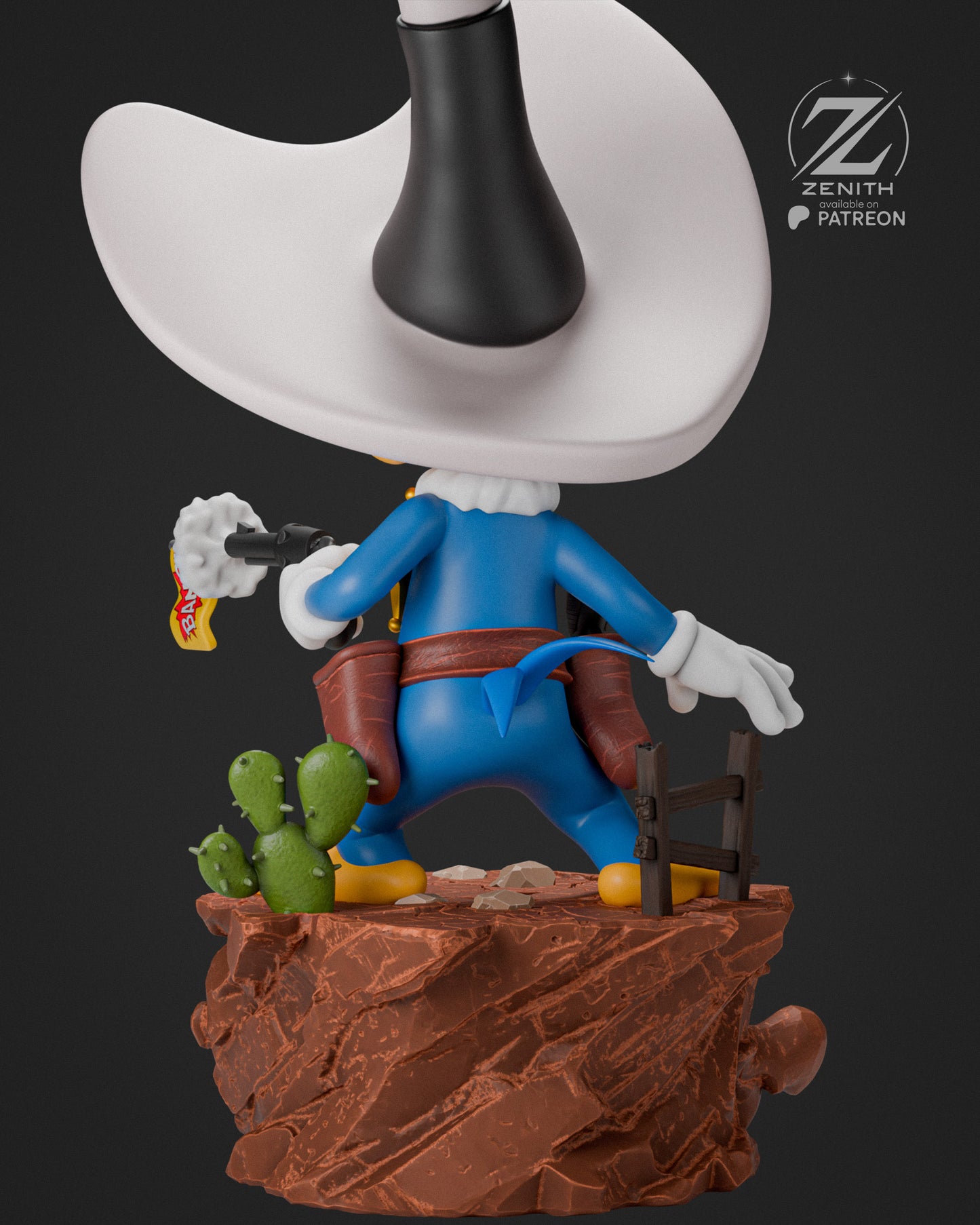 Woody Woodpecker Statue 3D-Printed Kit