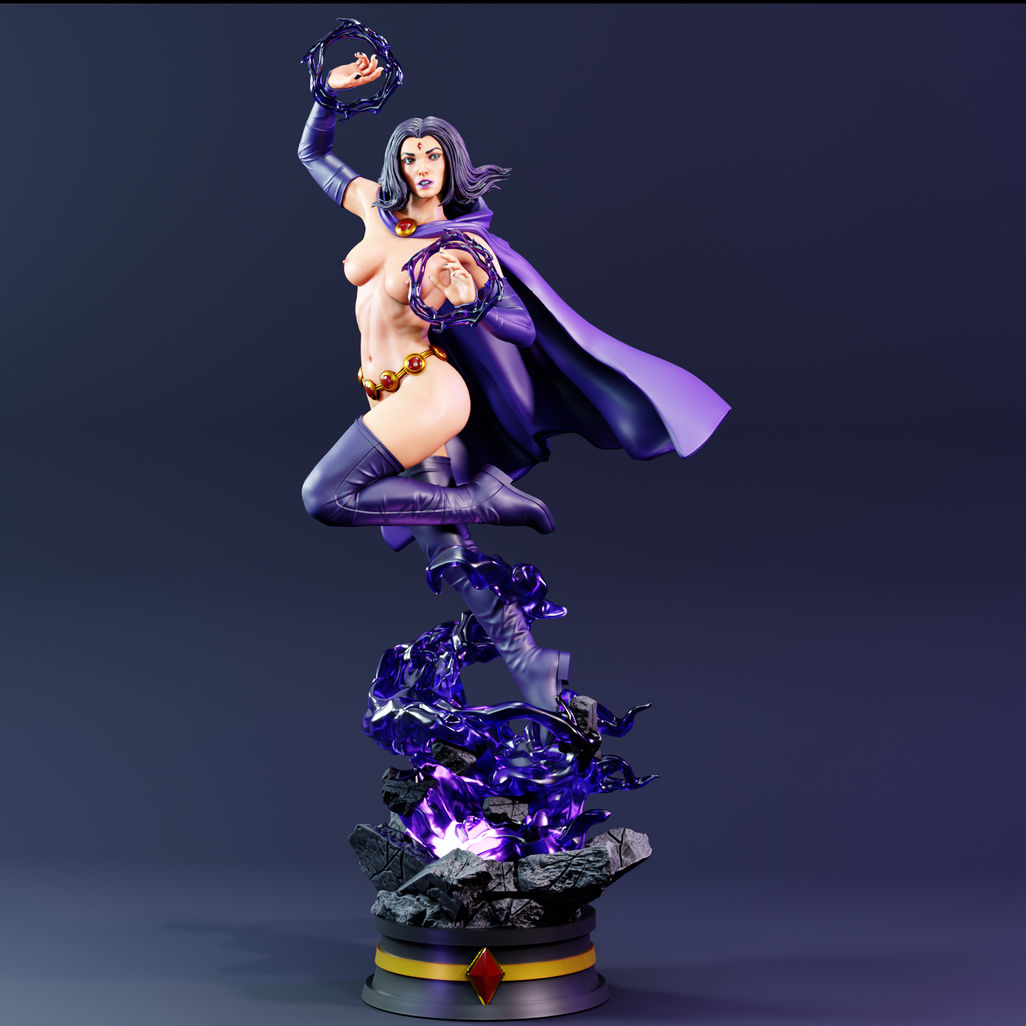Raven Statue 3D-Printed Kit