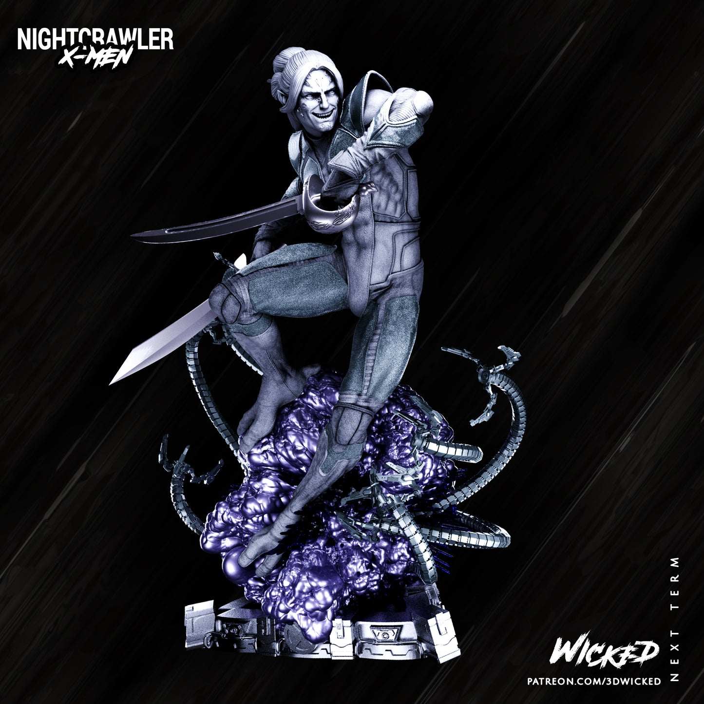 Nightcrawler (X-Men) Statue