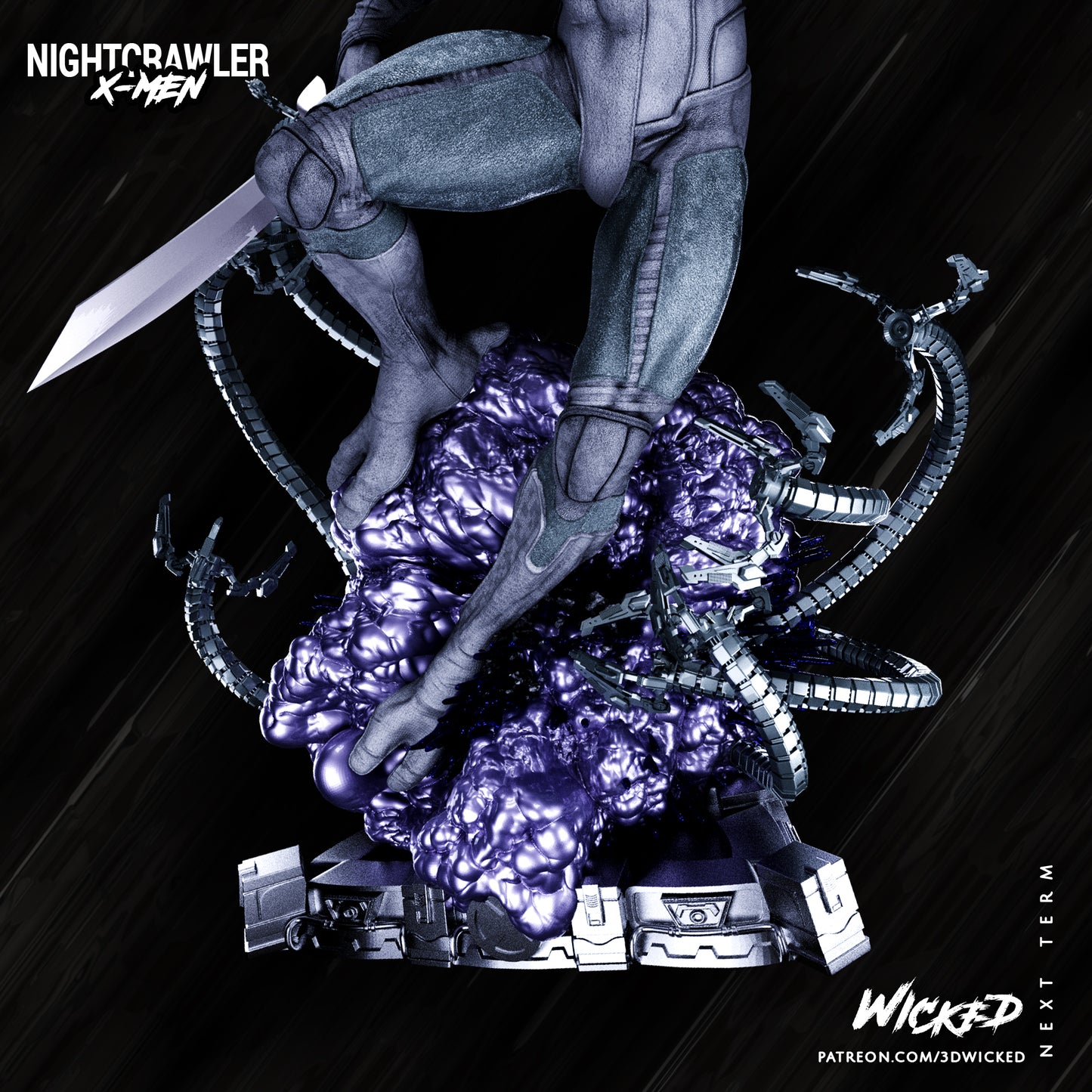 Nightcrawler (X-Men) Statue