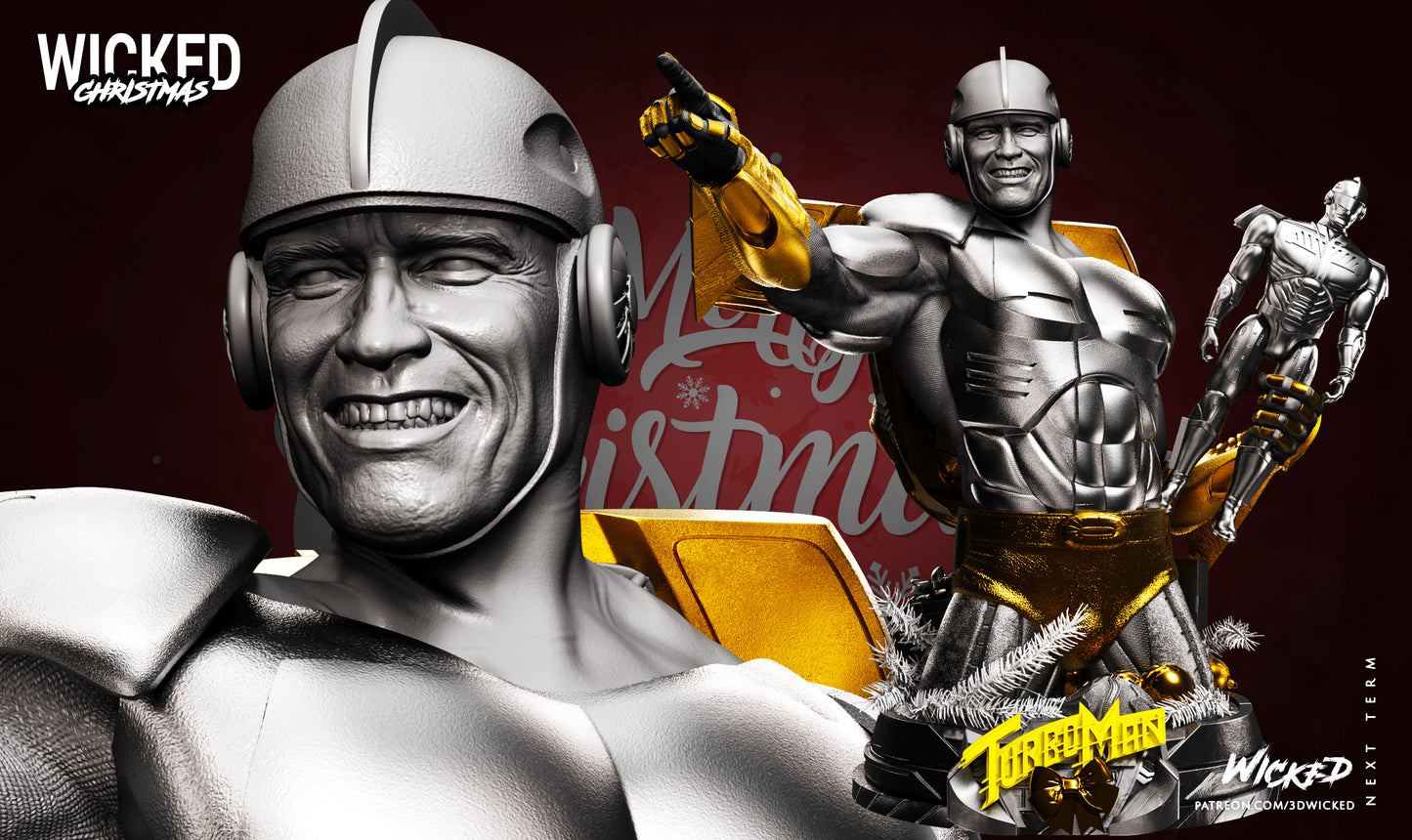 Turboman Statue