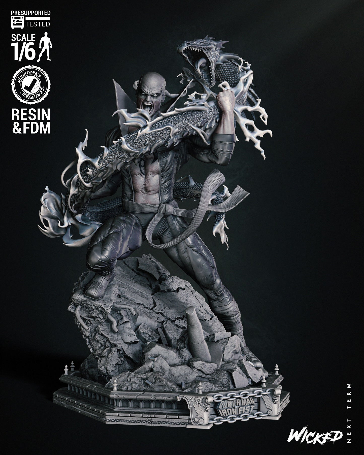 Marvel Iron Fist Statue