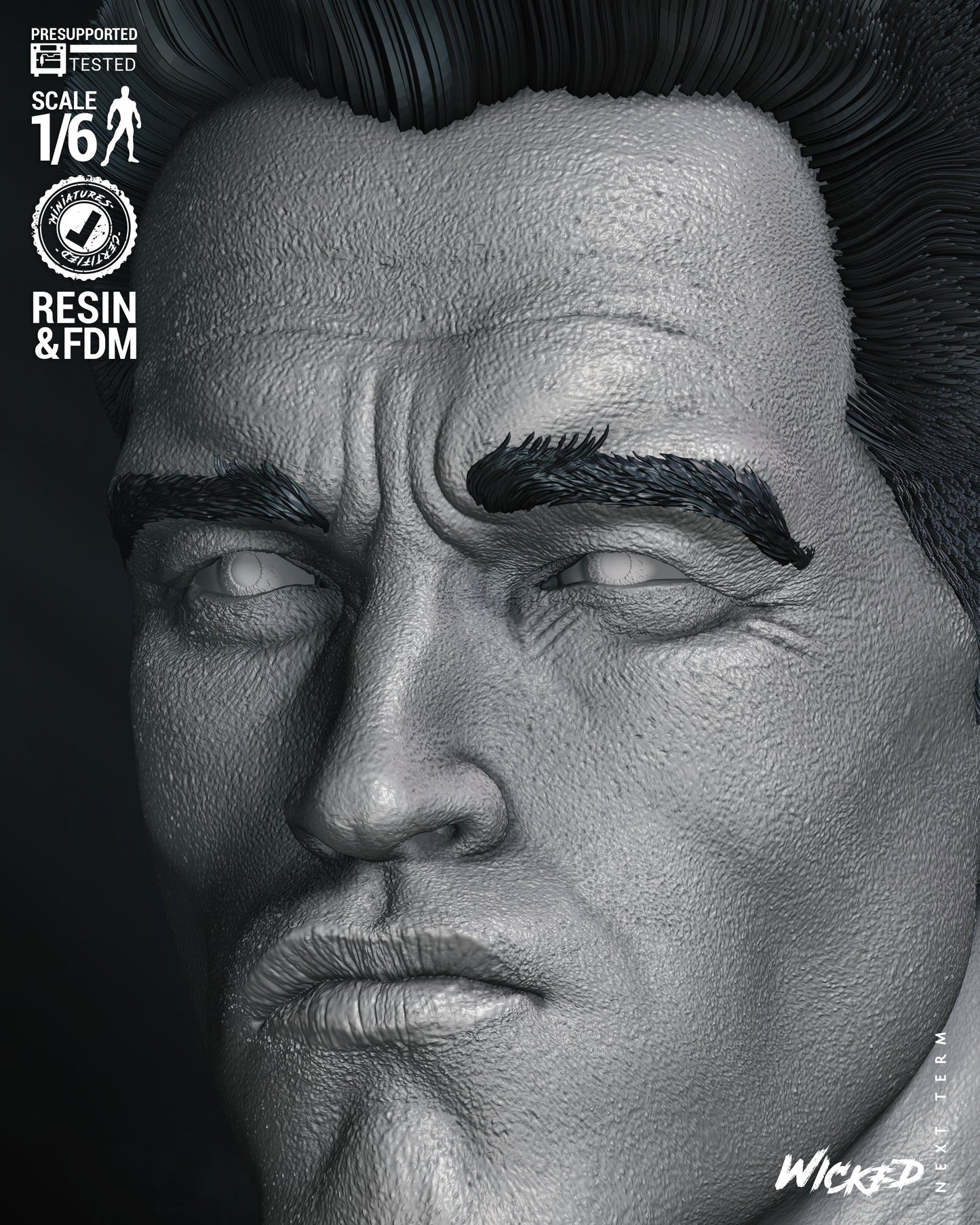 Dutch (Predator) Statue