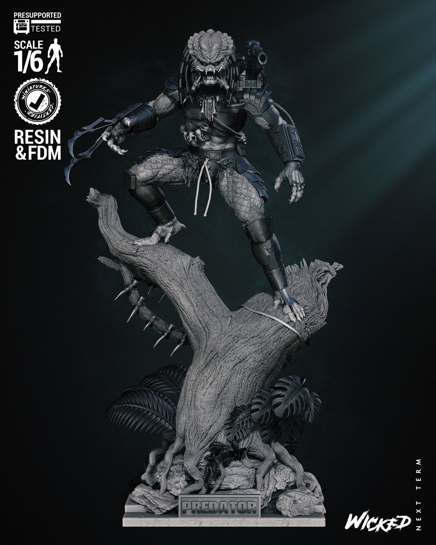 Predator Statue
