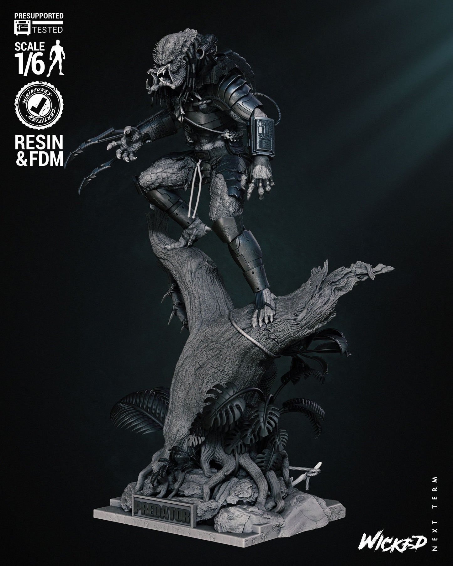 Predator Statue