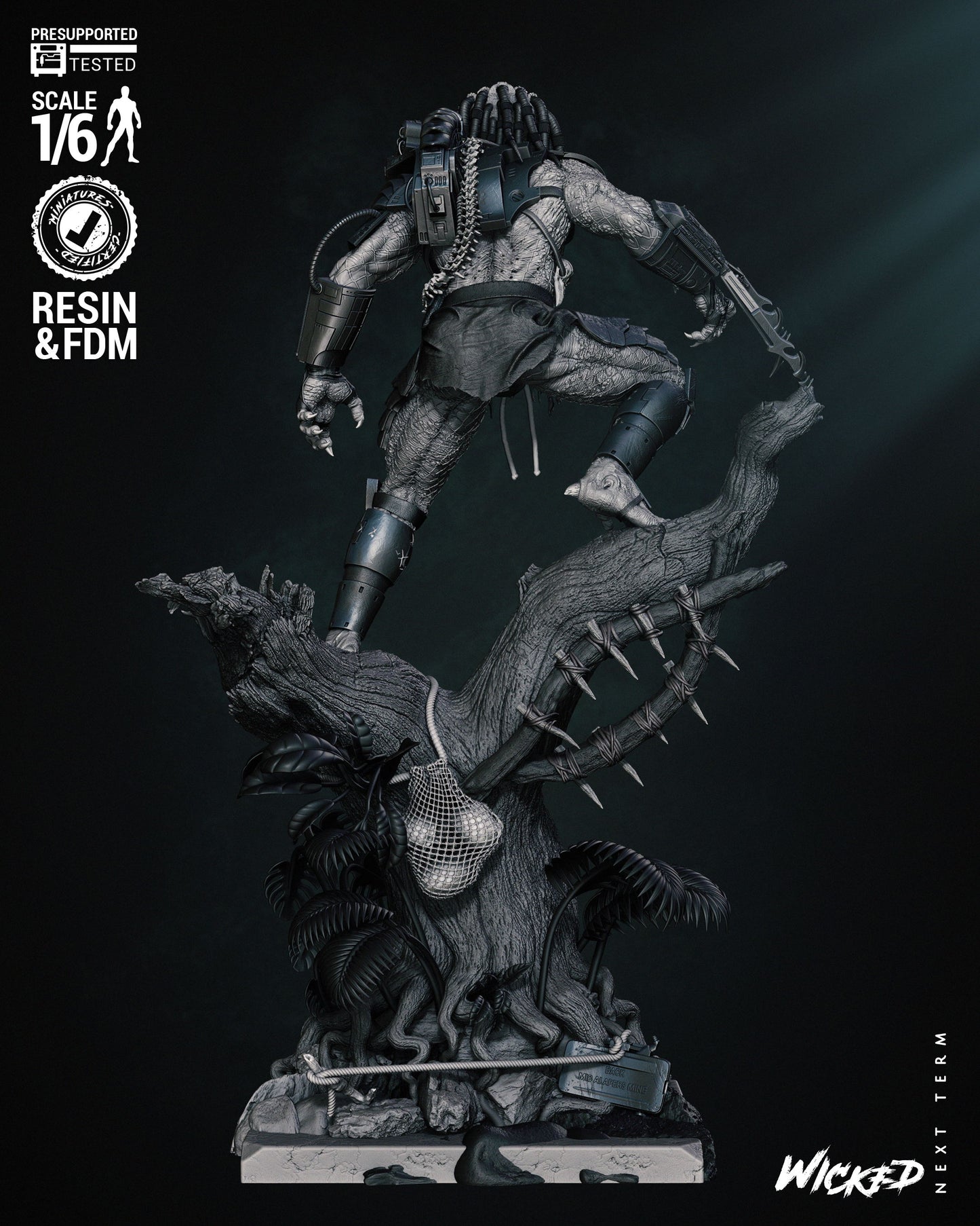 Predator Statue