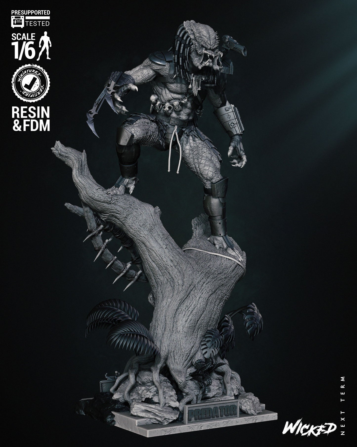 Predator Statue