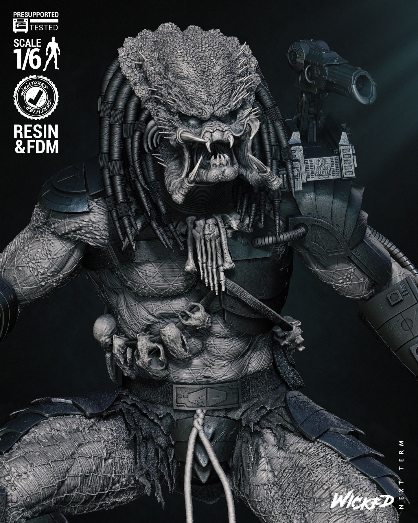 Predator Statue