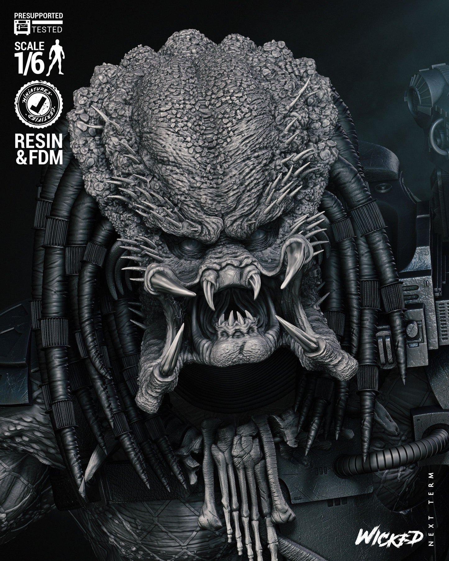 Predator Statue