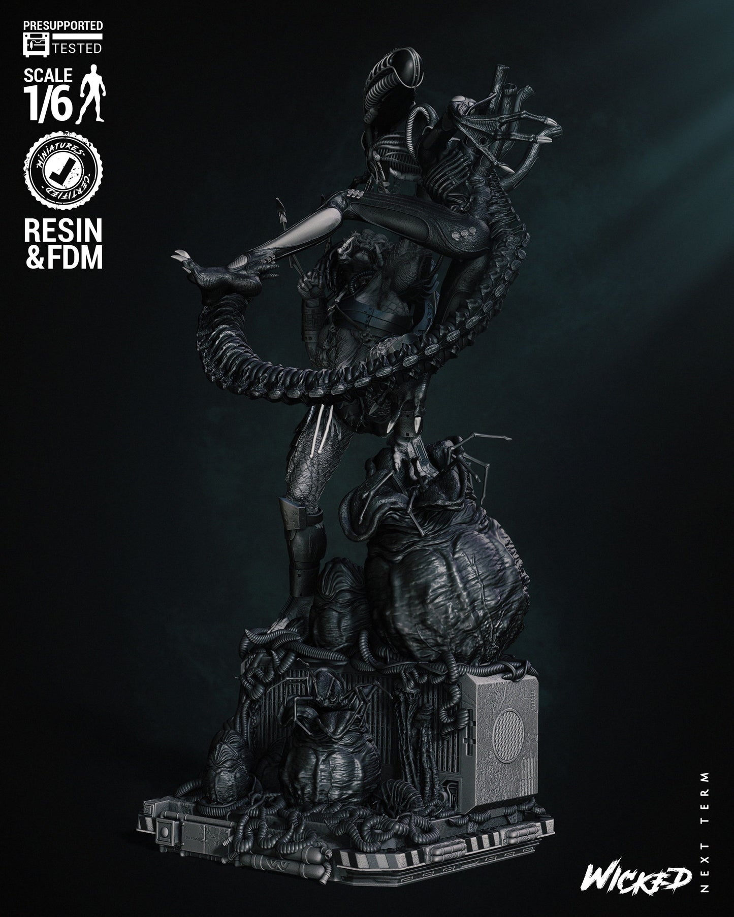 Predator Vs Alien Diorama