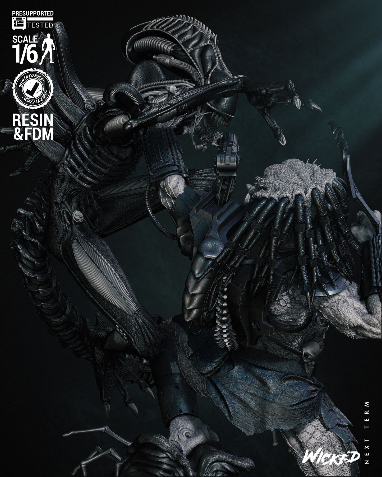 Predator Vs Alien Diorama