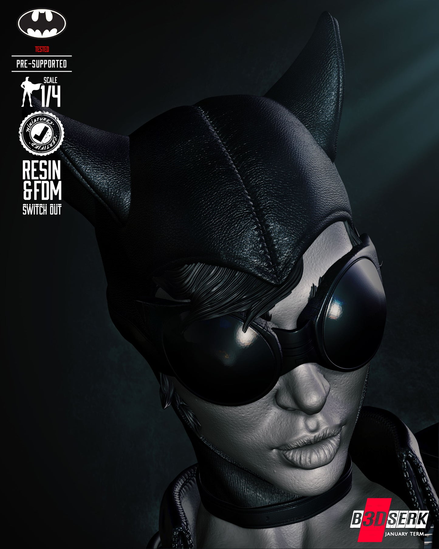 Catwoman Portrait Bust