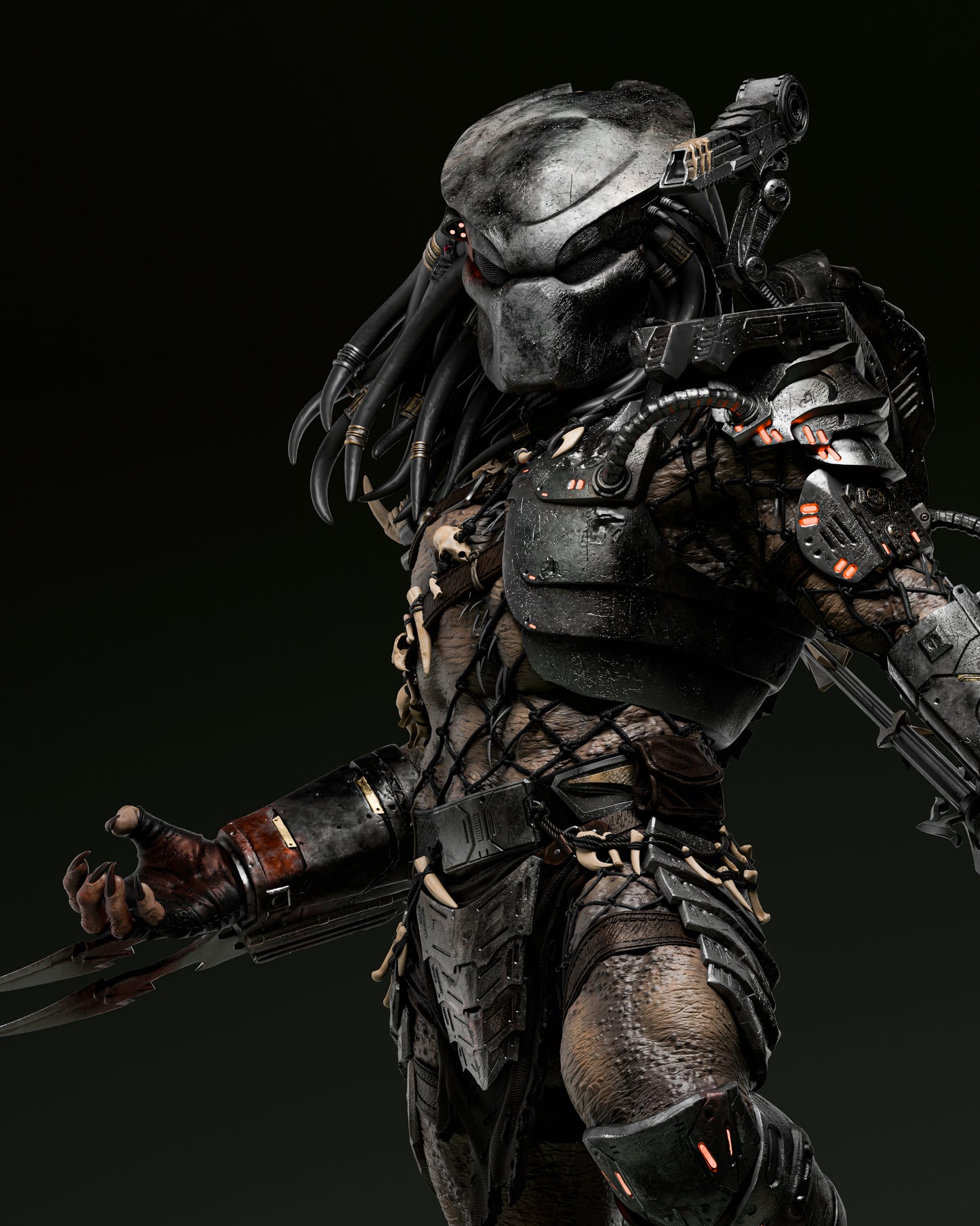Predator Statue