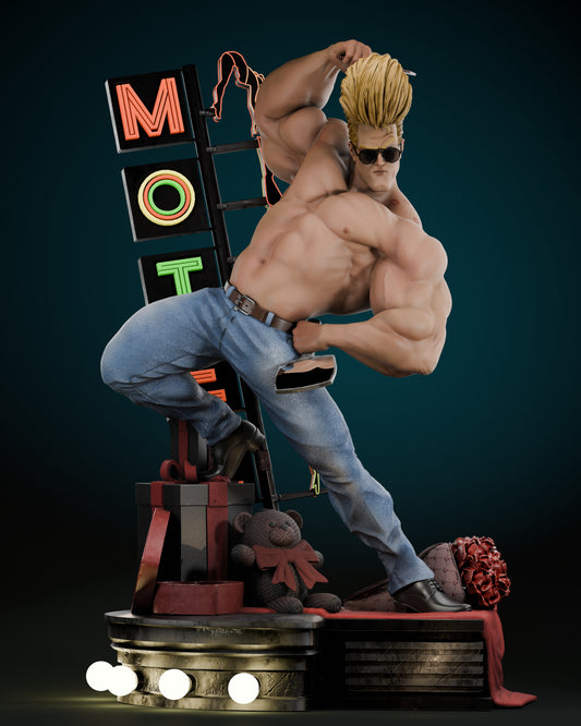 Johnny Bravo Statue