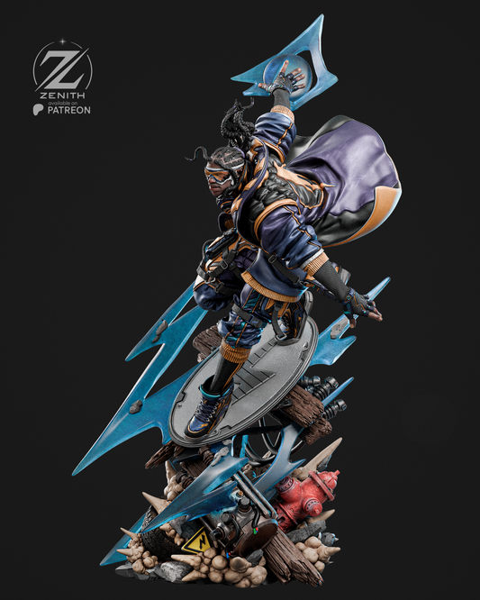Static Shock Statue 3D-Printed Kit