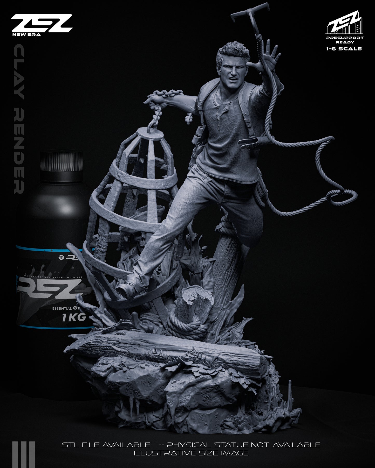 Nathan Drake Statue