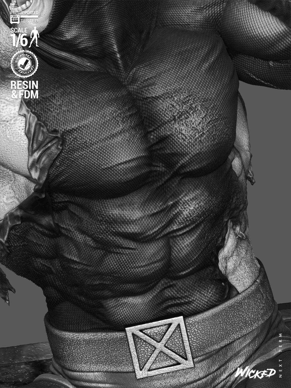 Cyclops Statue 3D-Printed Kit