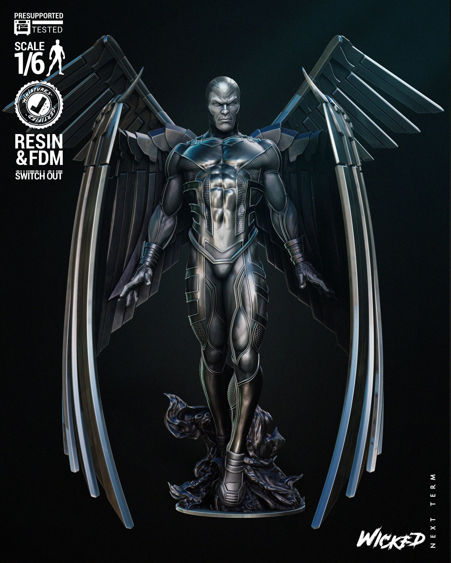Marvel Archangel Statue