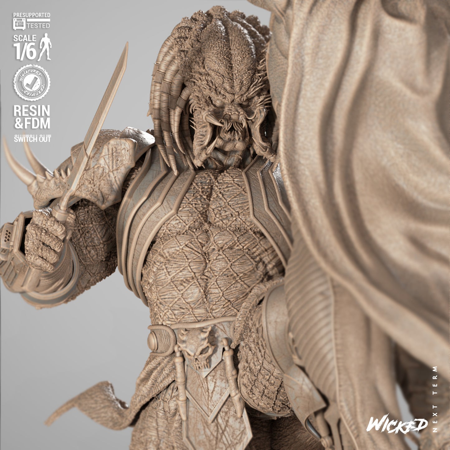 Black Panther vs Predator Diorama