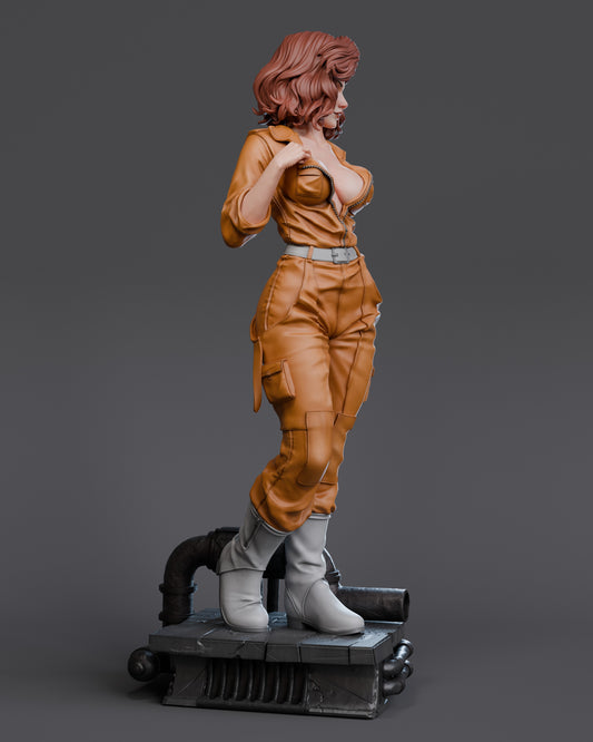 April O'neil Statue