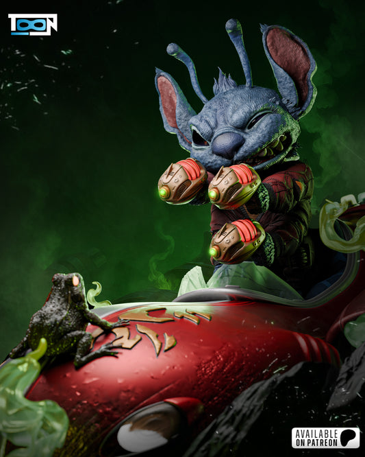 Stitch Statue