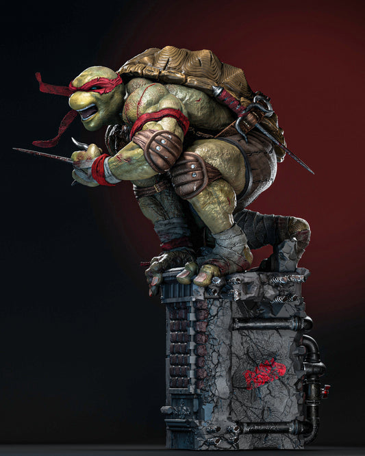 Raphael TMNT Statue 3D-Printed Kit