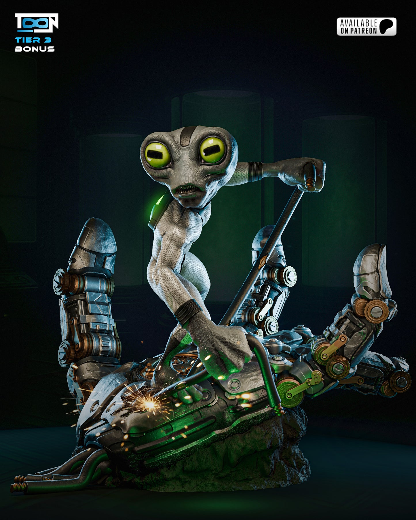 Grey Matter Statue