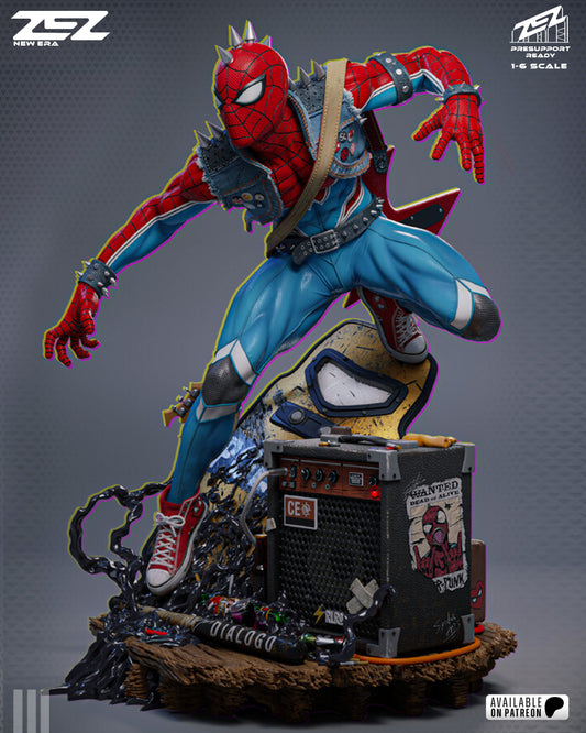 Spider Punk Statue
