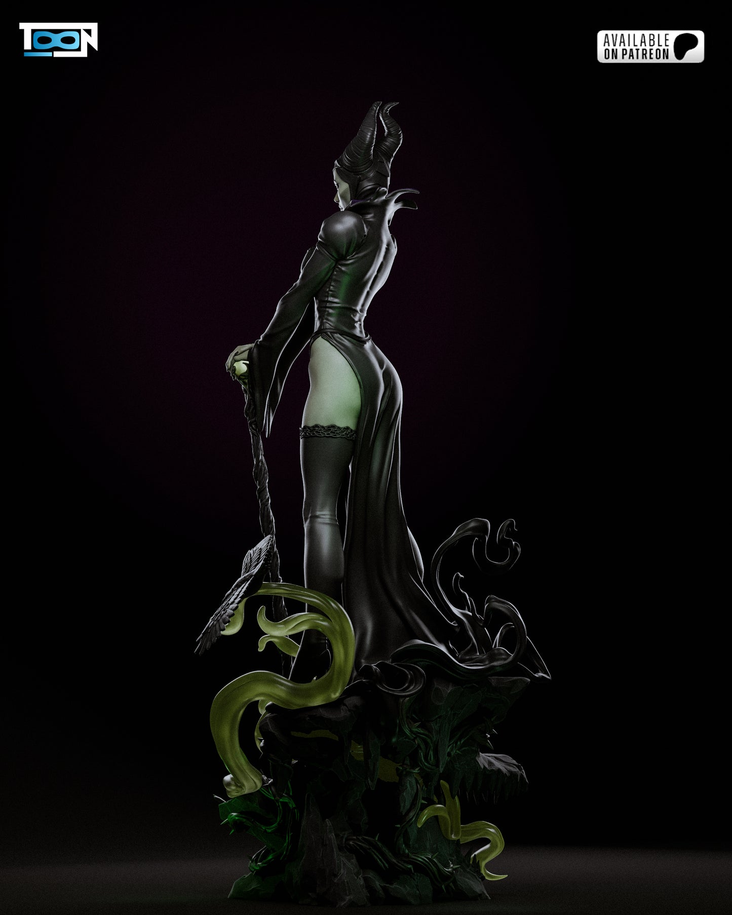 Maleficent Statue
