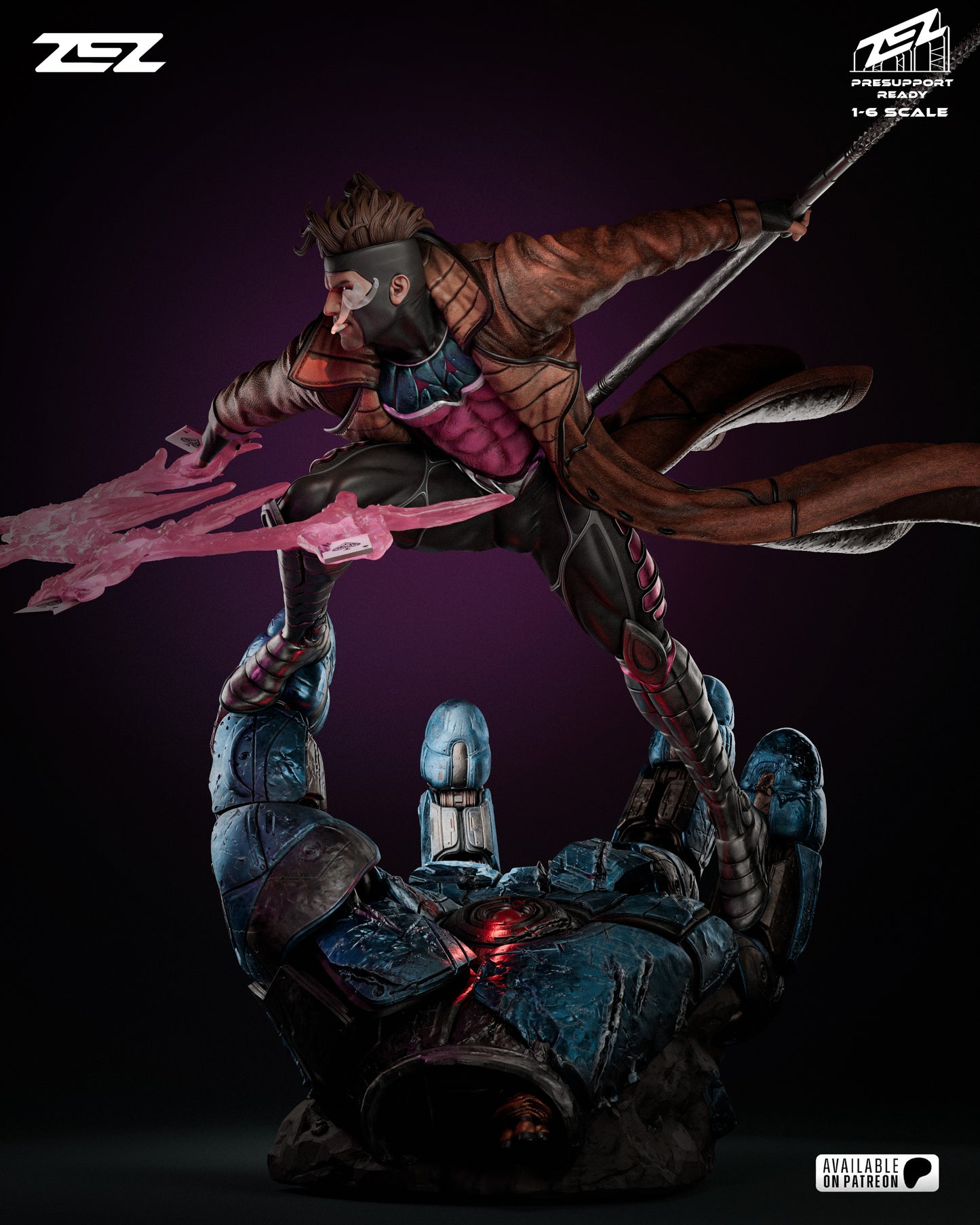 Gambit Statue