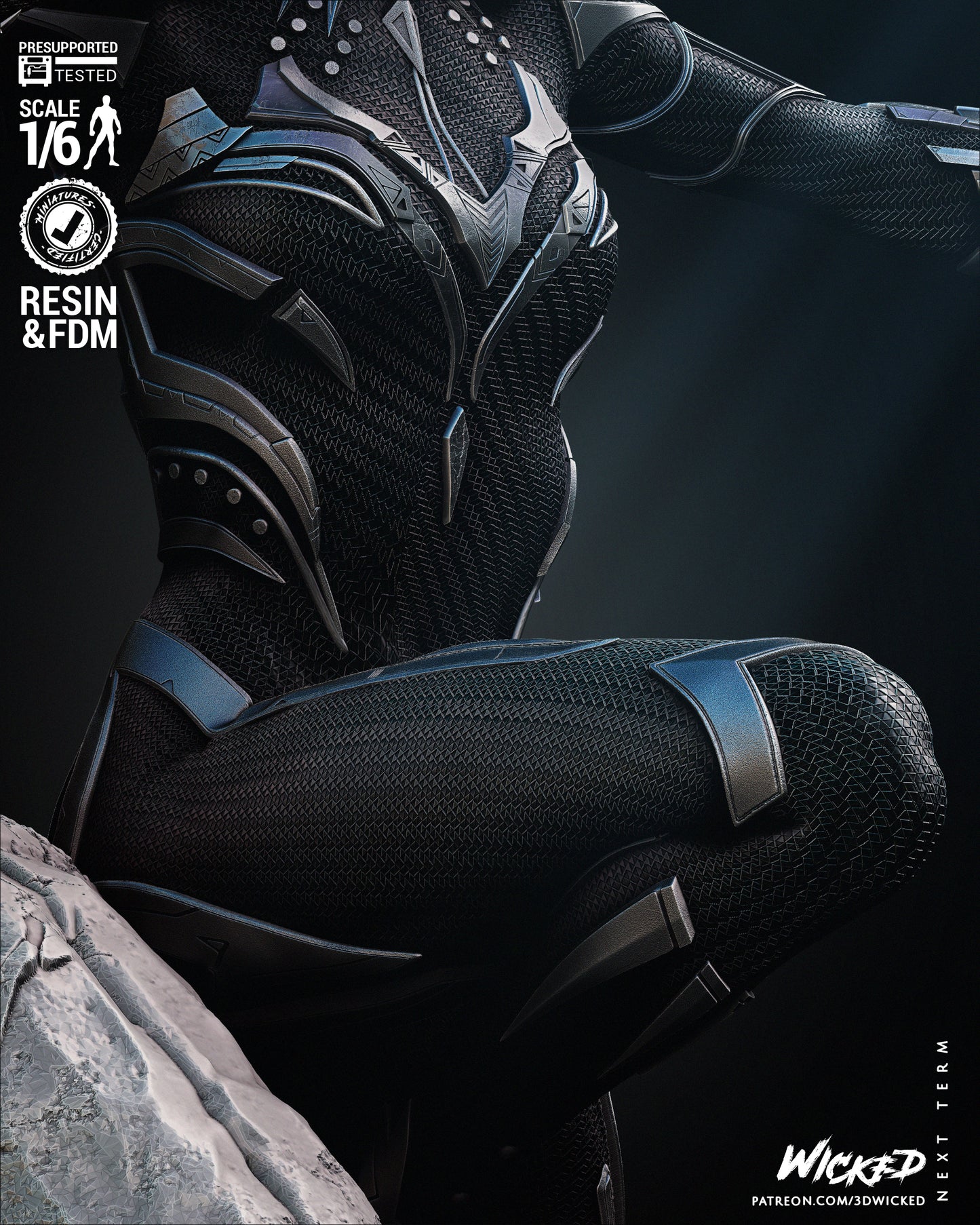 Black Panter Shuri Statue