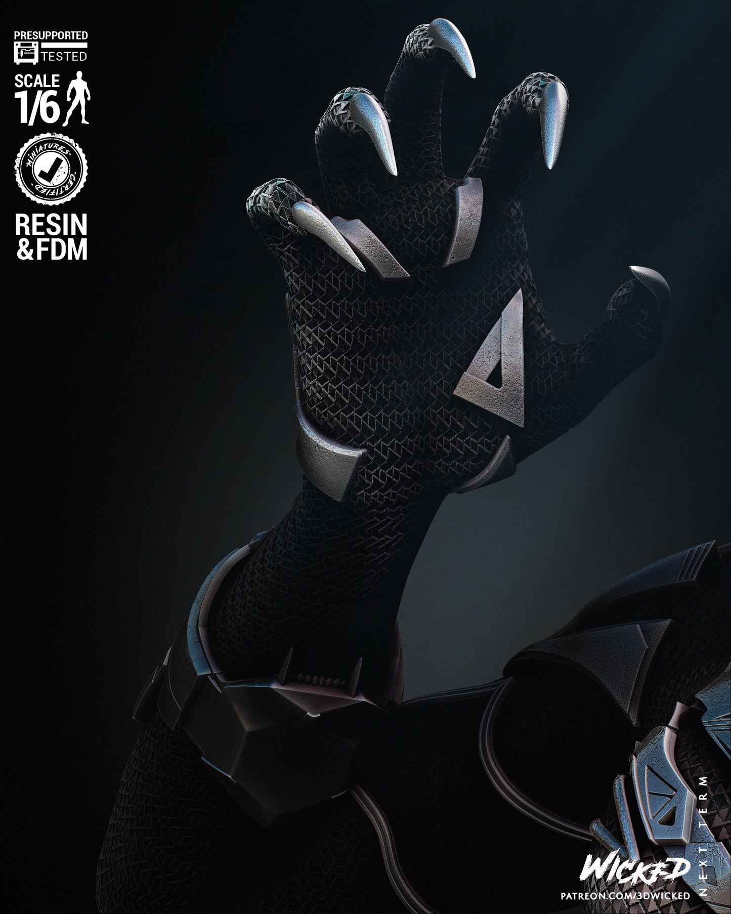 Black Panter Shuri Statue