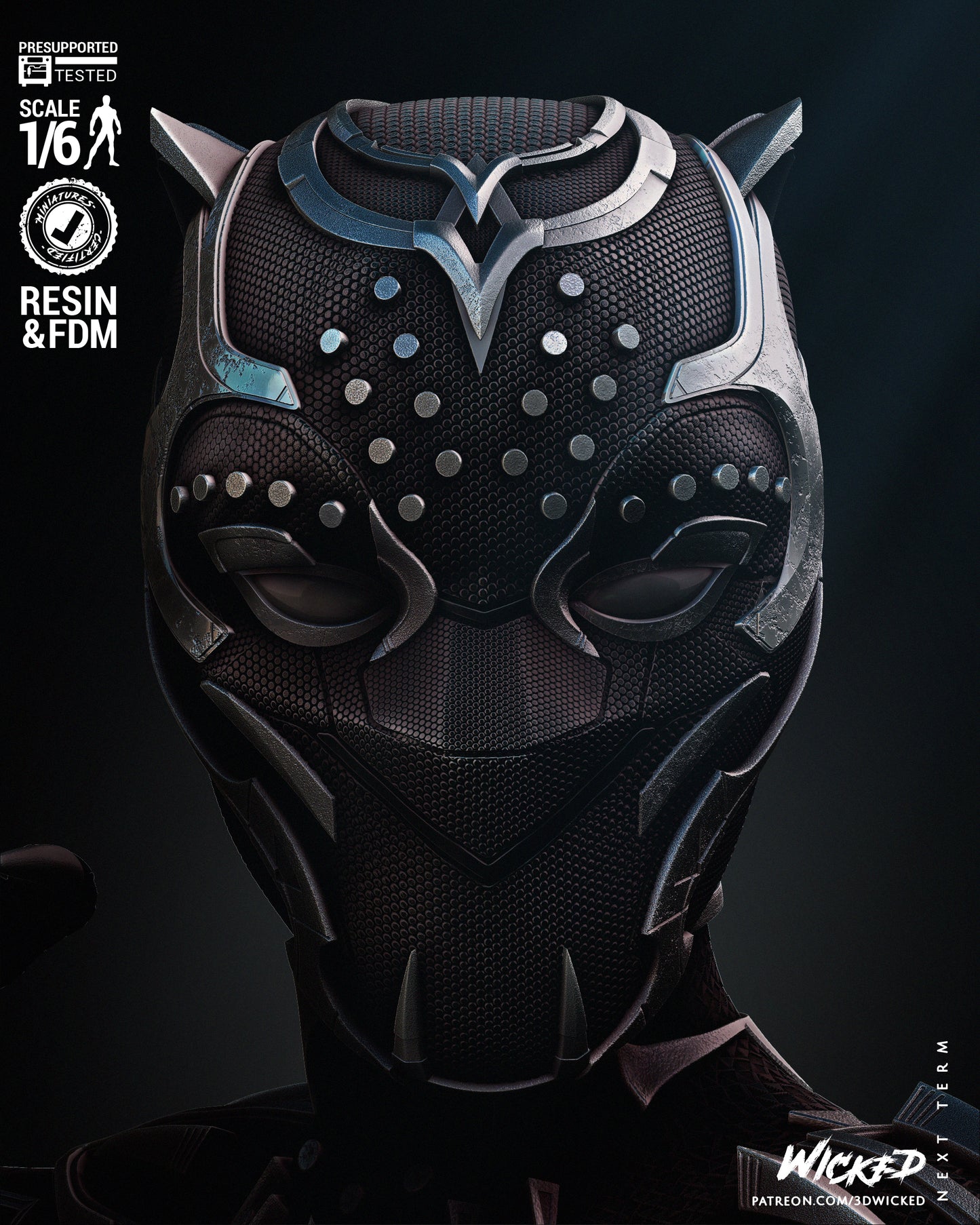 Black Panter Shuri Statue