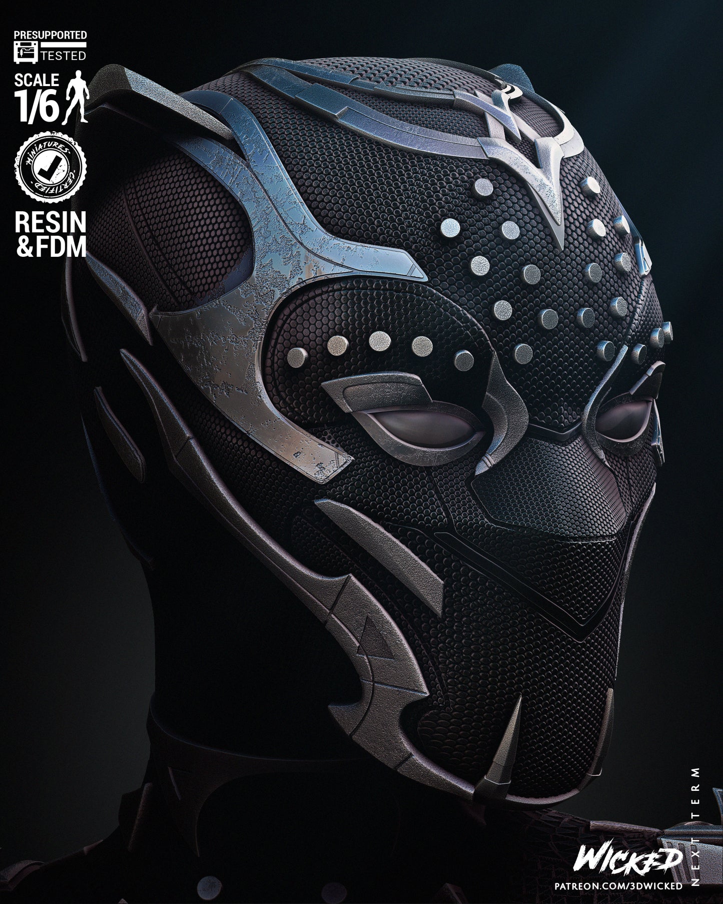 Black Panter Shuri Statue