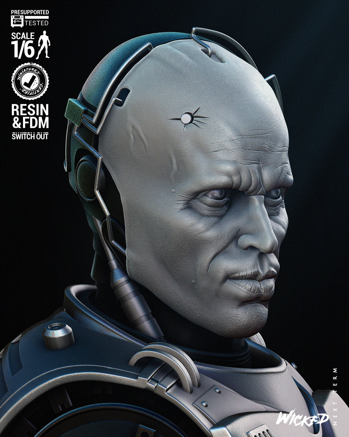 Robocop Portrait Bust