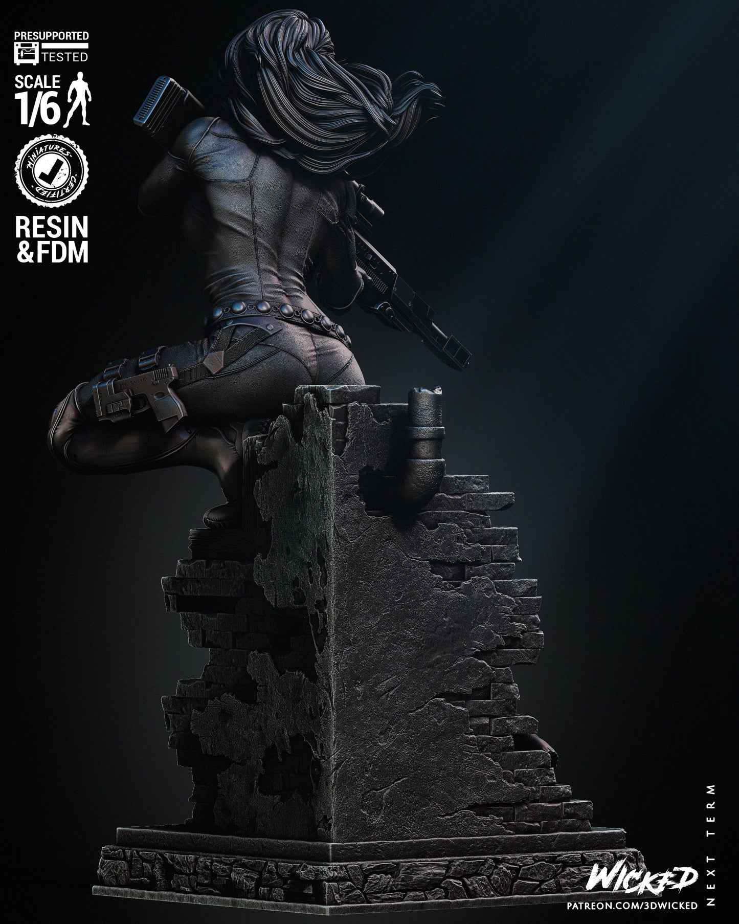 Black Widow 2024 Statue