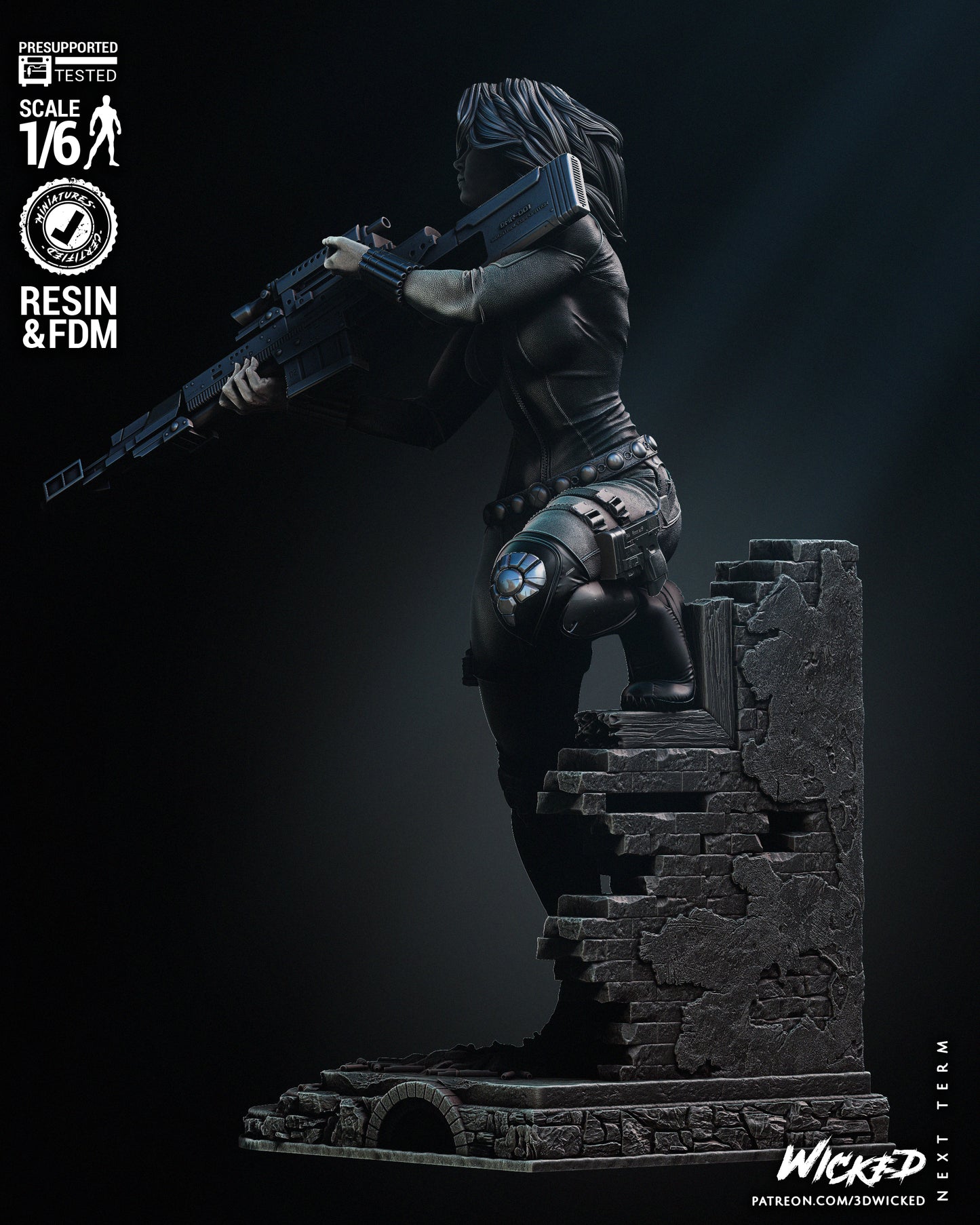 Black Widow 2024 Statue