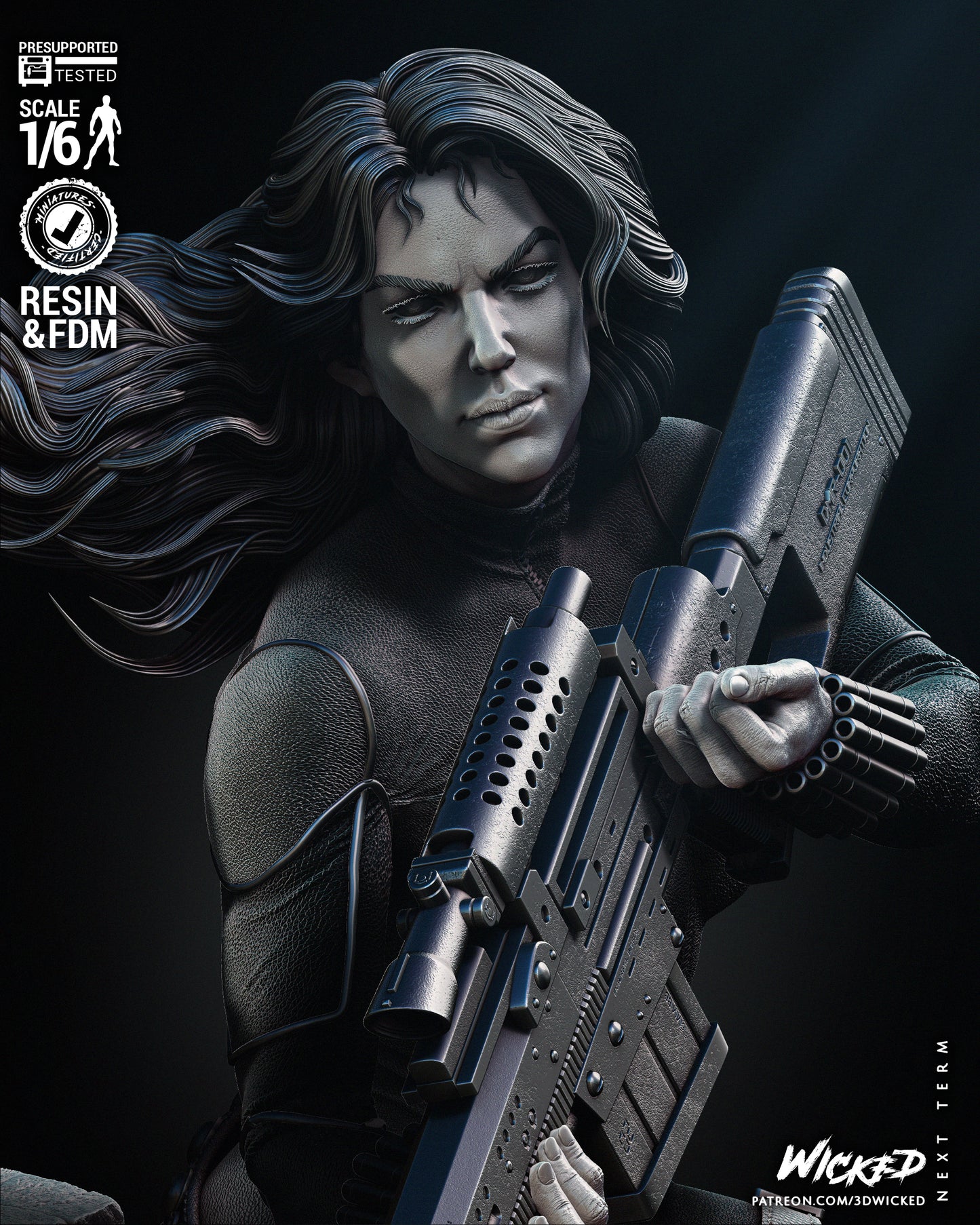 Black Widow 2024 Statue