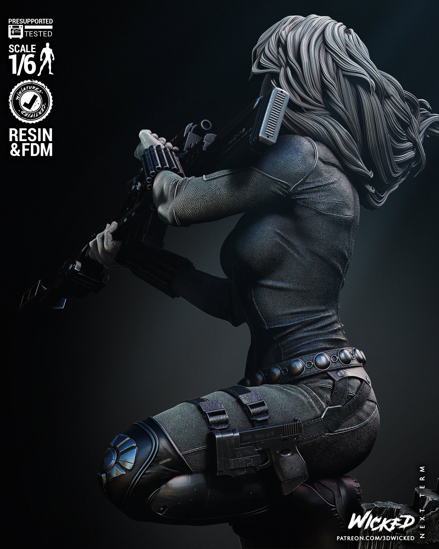 Black Widow 2024 Statue