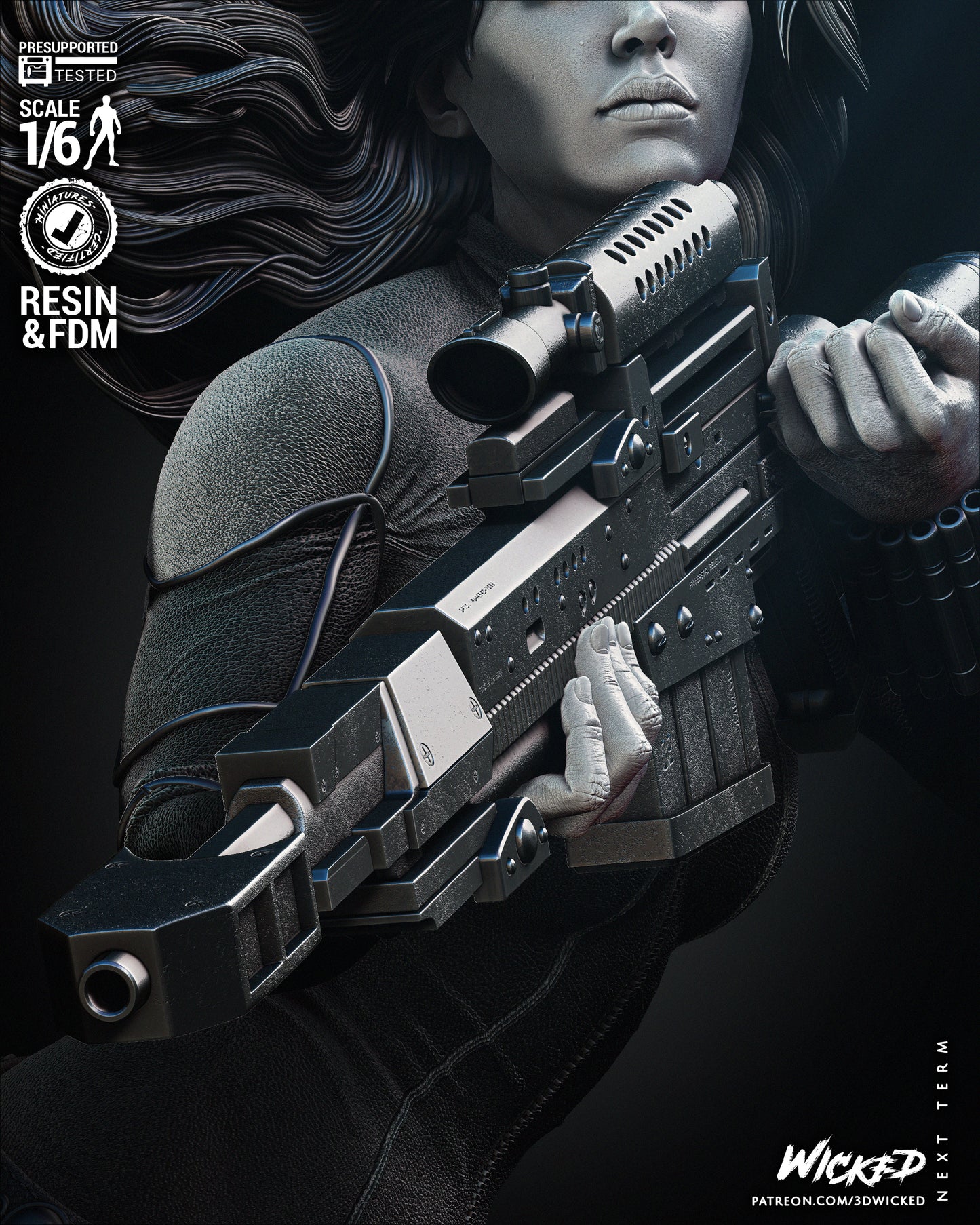 Black Widow 2024 Statue