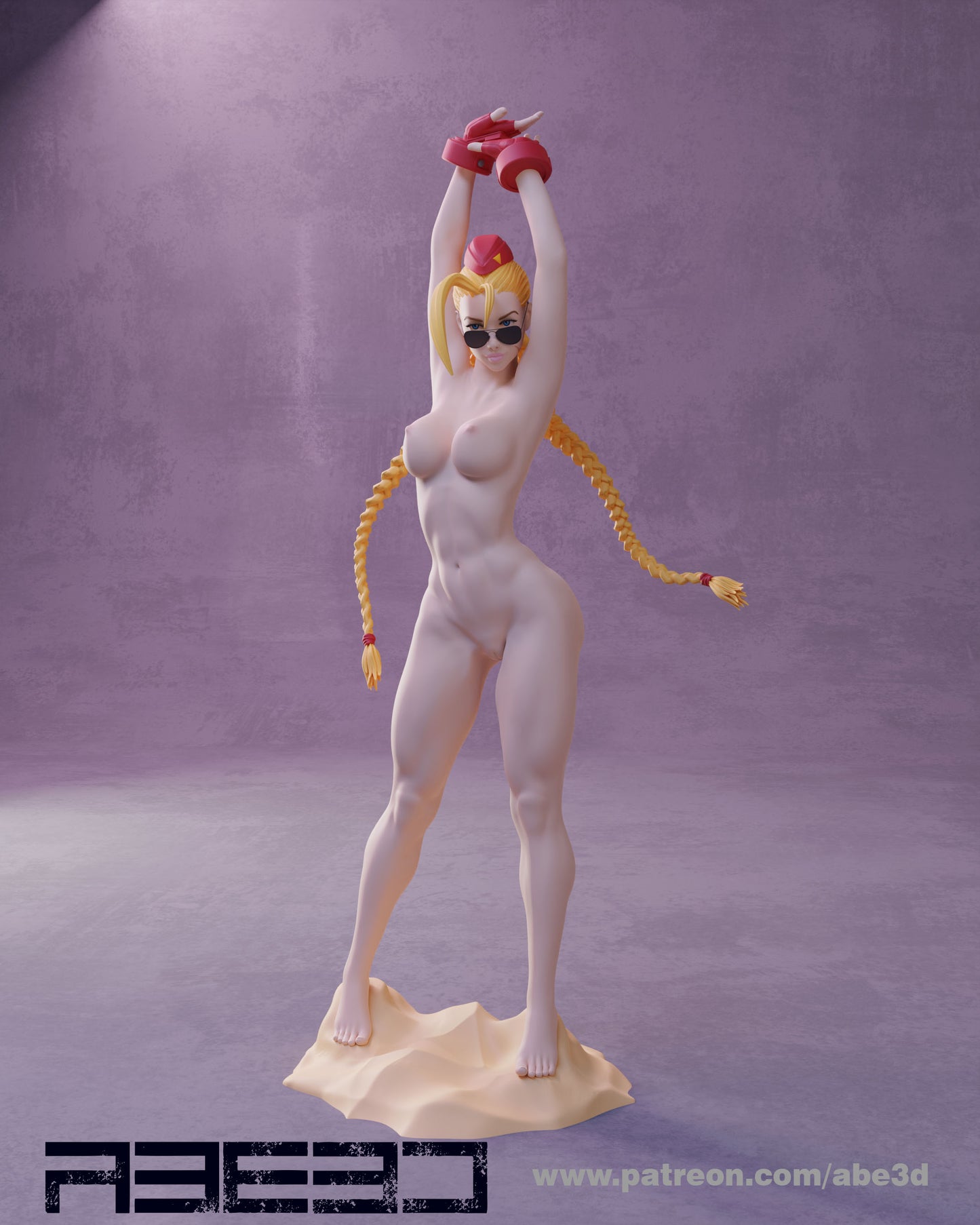 Cammy Bikini (SF) Statue 3D-Printed Kit