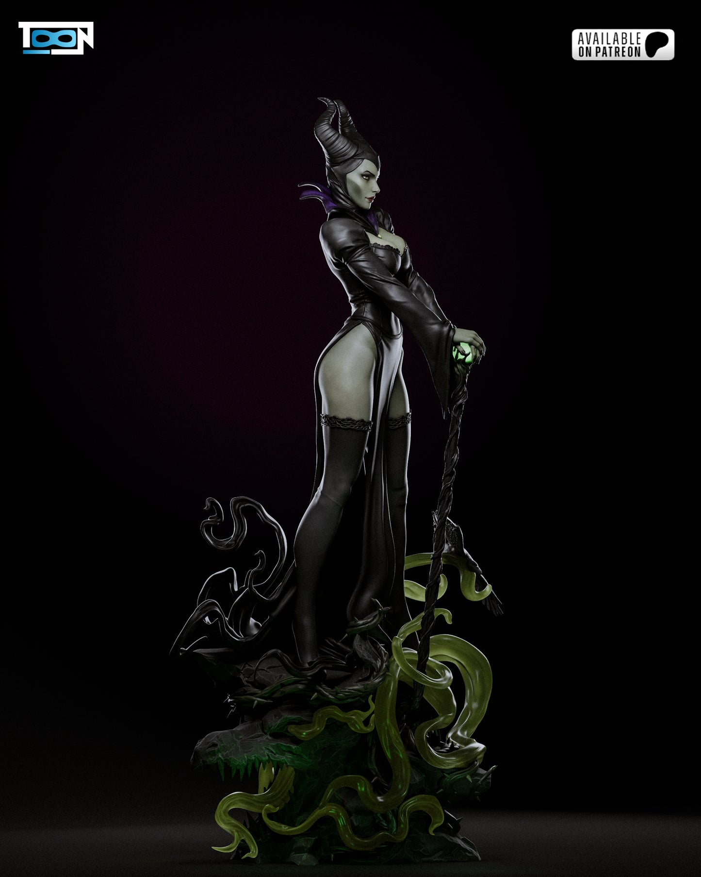 Maleficent Statue