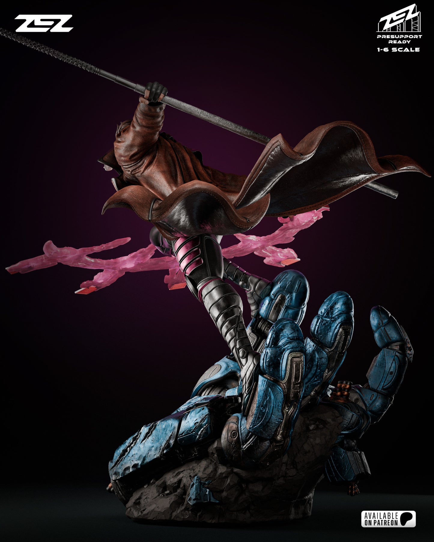 Gambit Statue