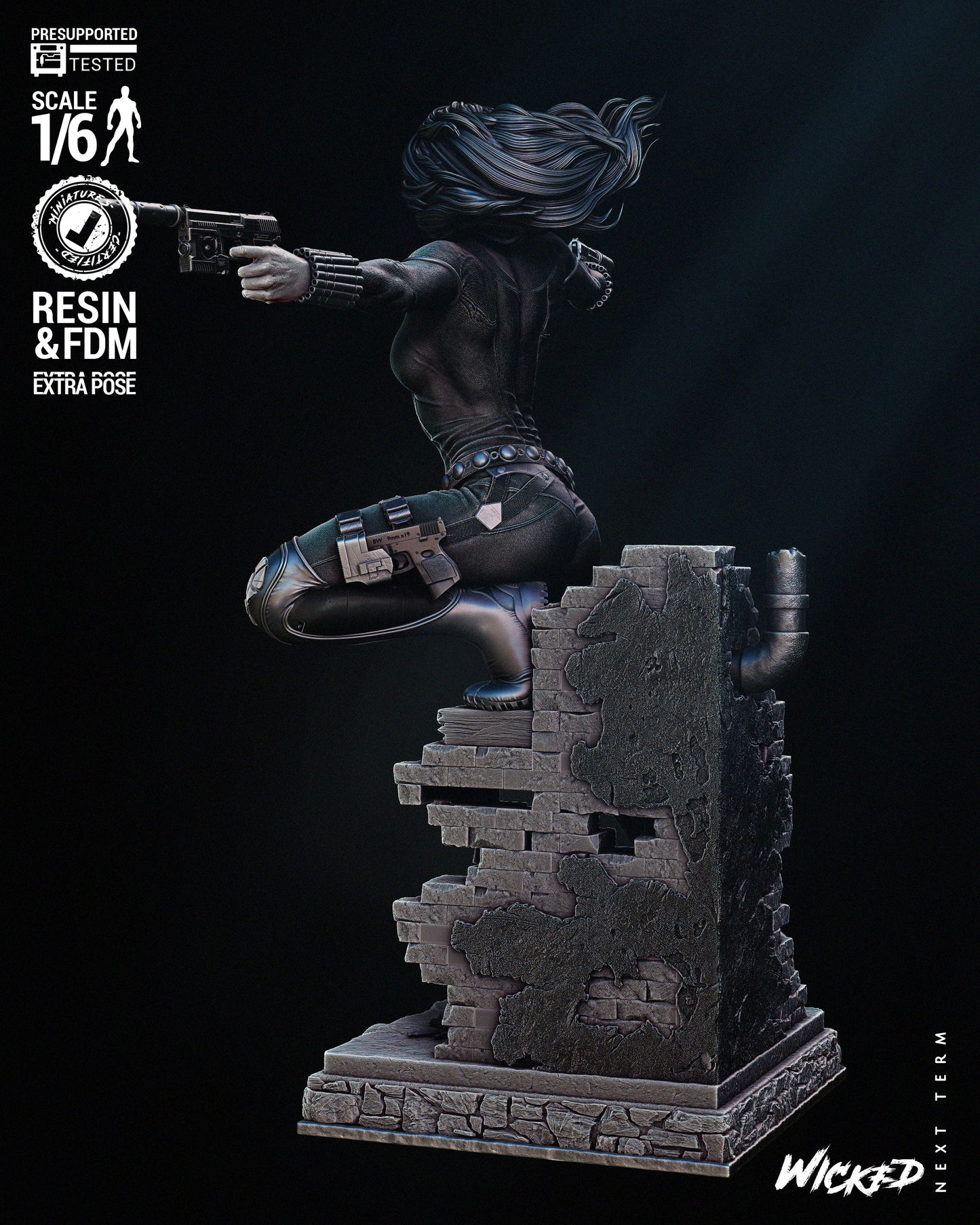 Black Widow 2024 Statue